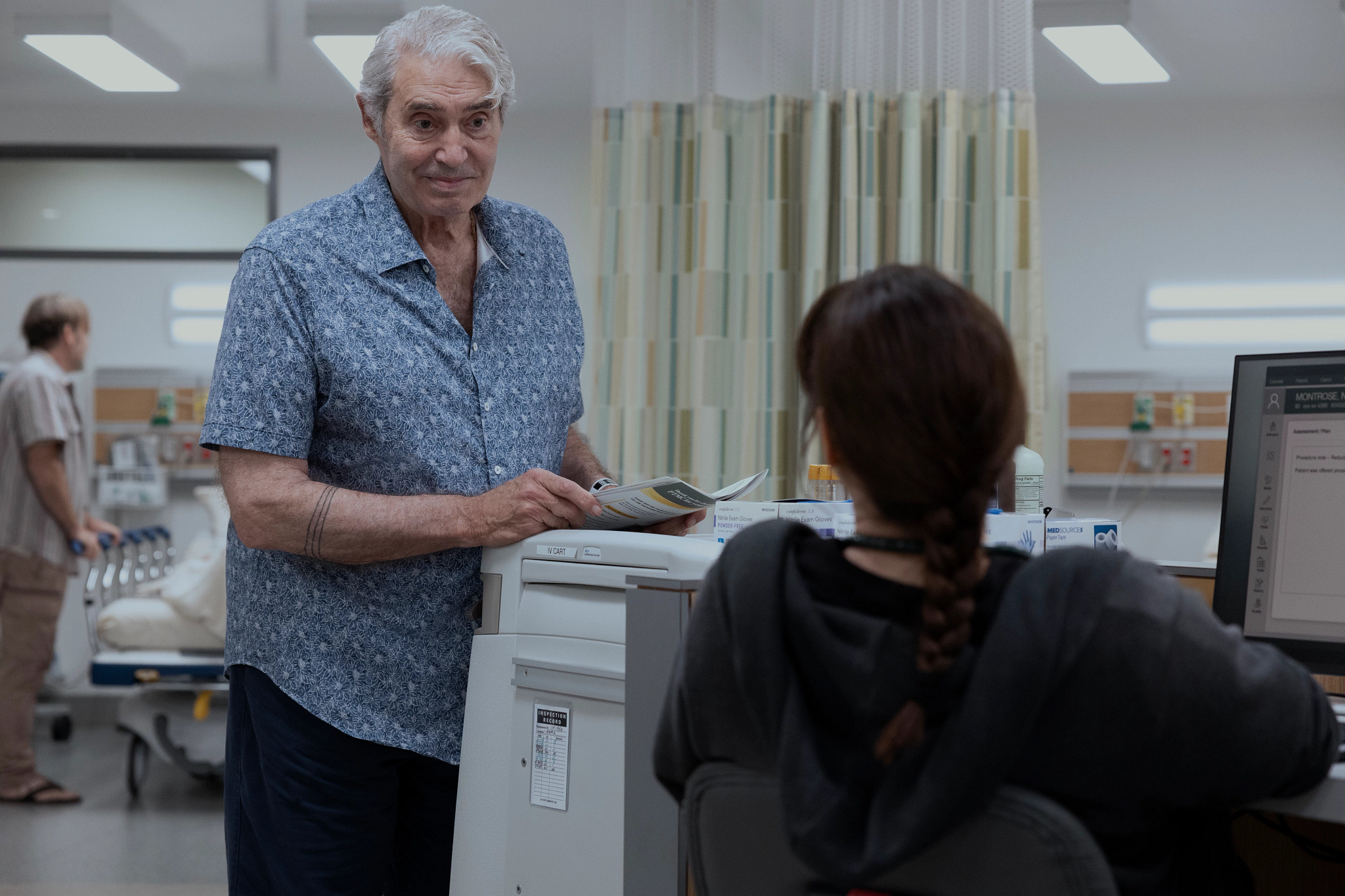 michael nouri in a scene from the pitt