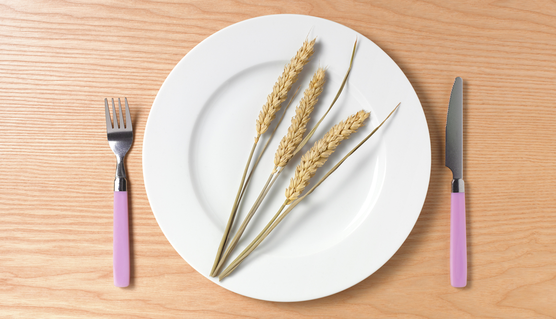 Trigo servido en un plato