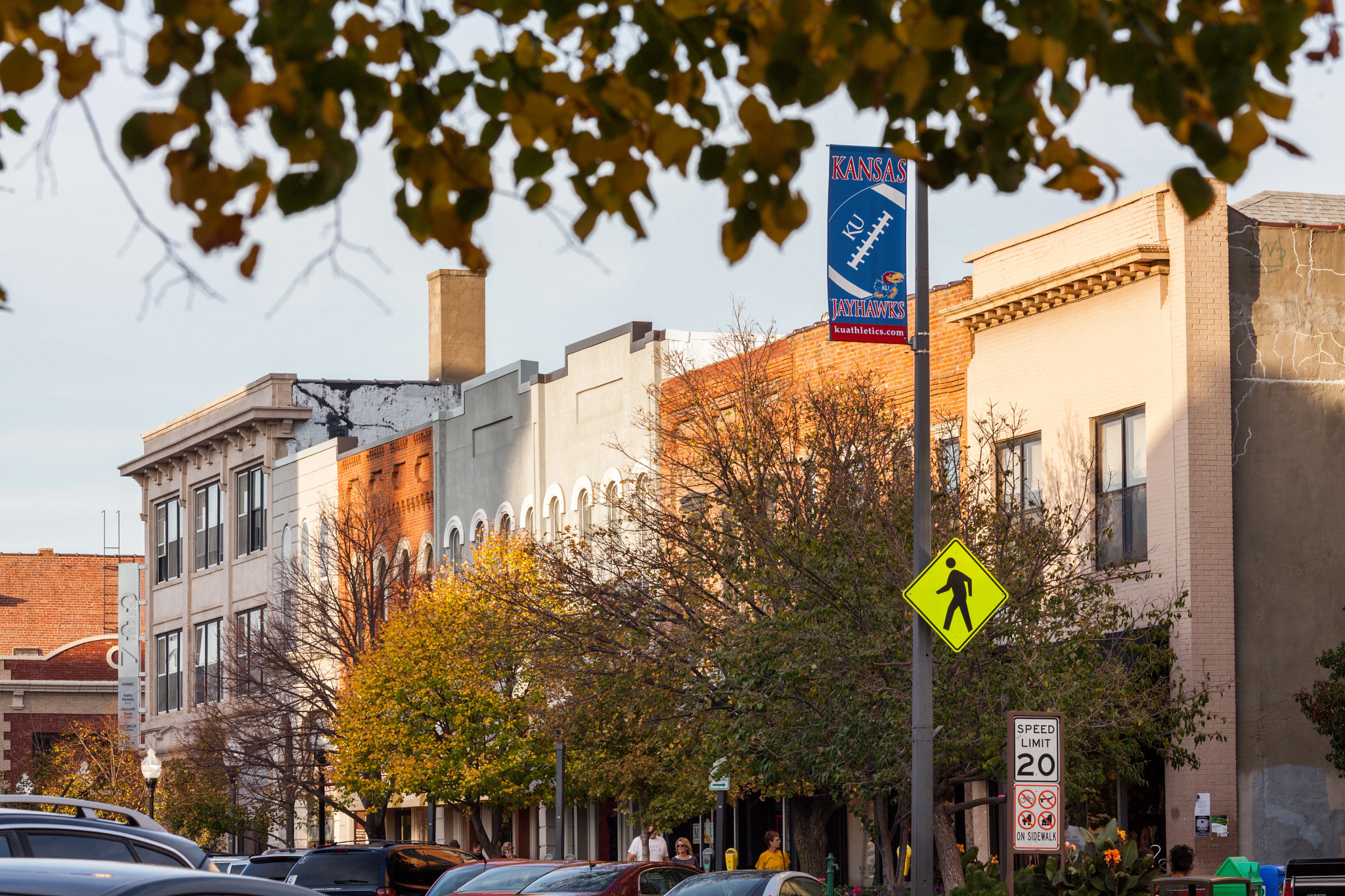 Massachusetts Street in Lawrence, Kansas