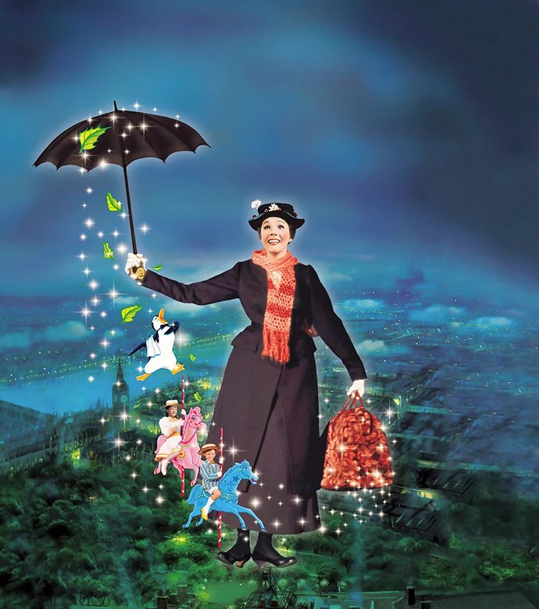 escena de Mary Poppins