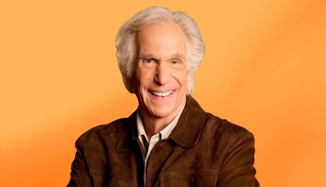 Henry Winkler: ‘My Whole Life Is a Bet’ Henry Winkler posing for a portrait in front of an orange background