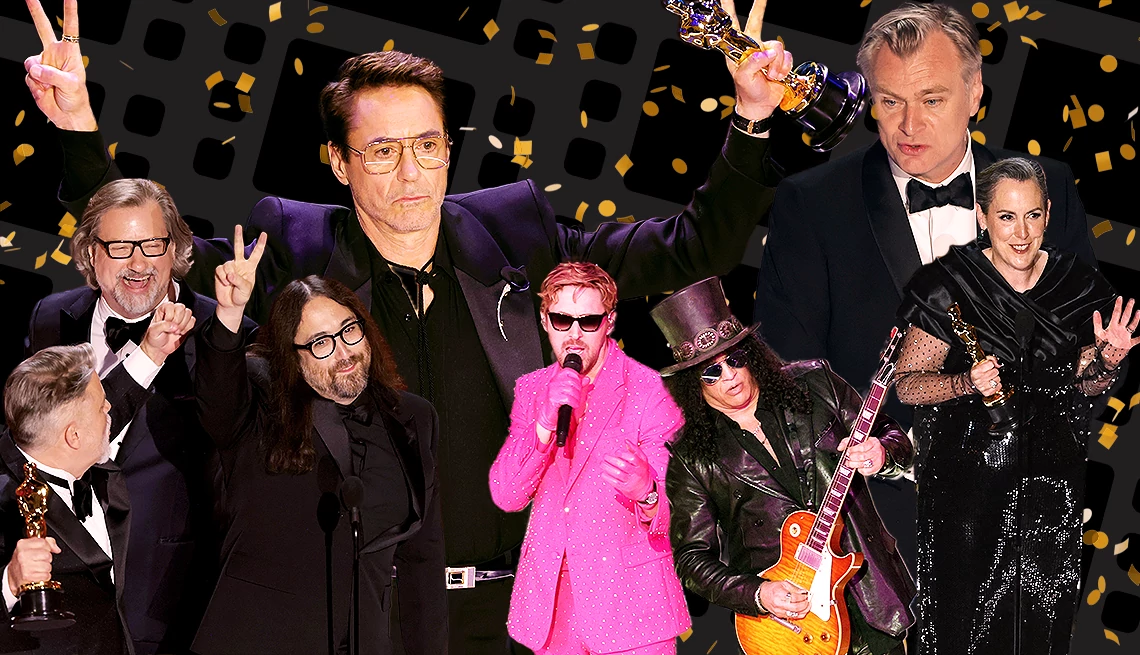 Best Oscar Moments a collage of the best moments of the oscars