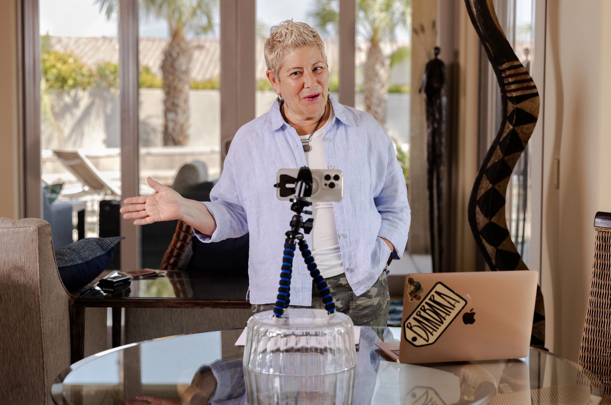 retirement mistakes the author records a video on her phone