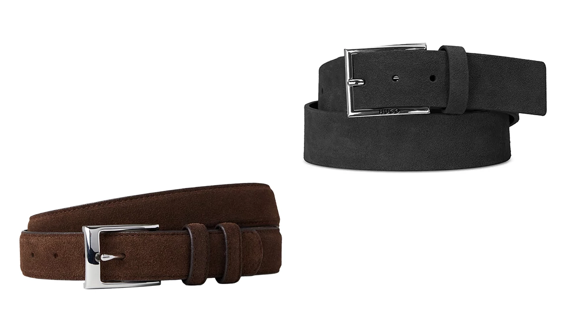 Gap Suede Belt; Hugo Boss Men’s Sized Suede Belt