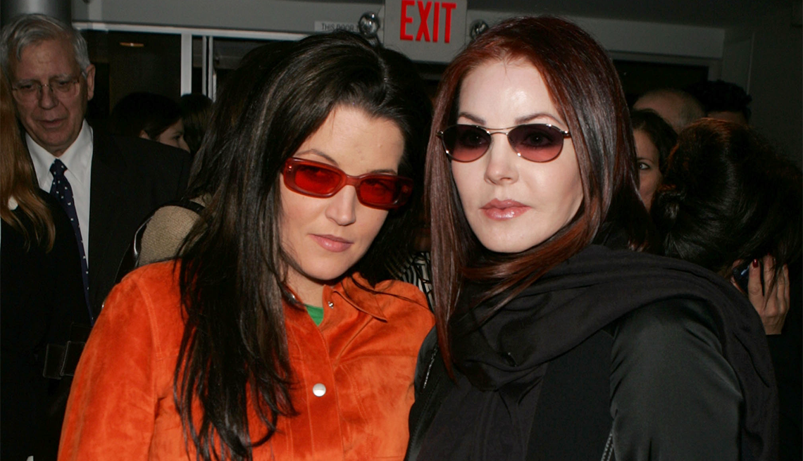 Lisa Marie and her mother, Priscilla, in Hollywood attending a Scientology event in 2005 Lisa Marie and her mother, Priscilla, in Hollywood attending a Scientology event in 2005