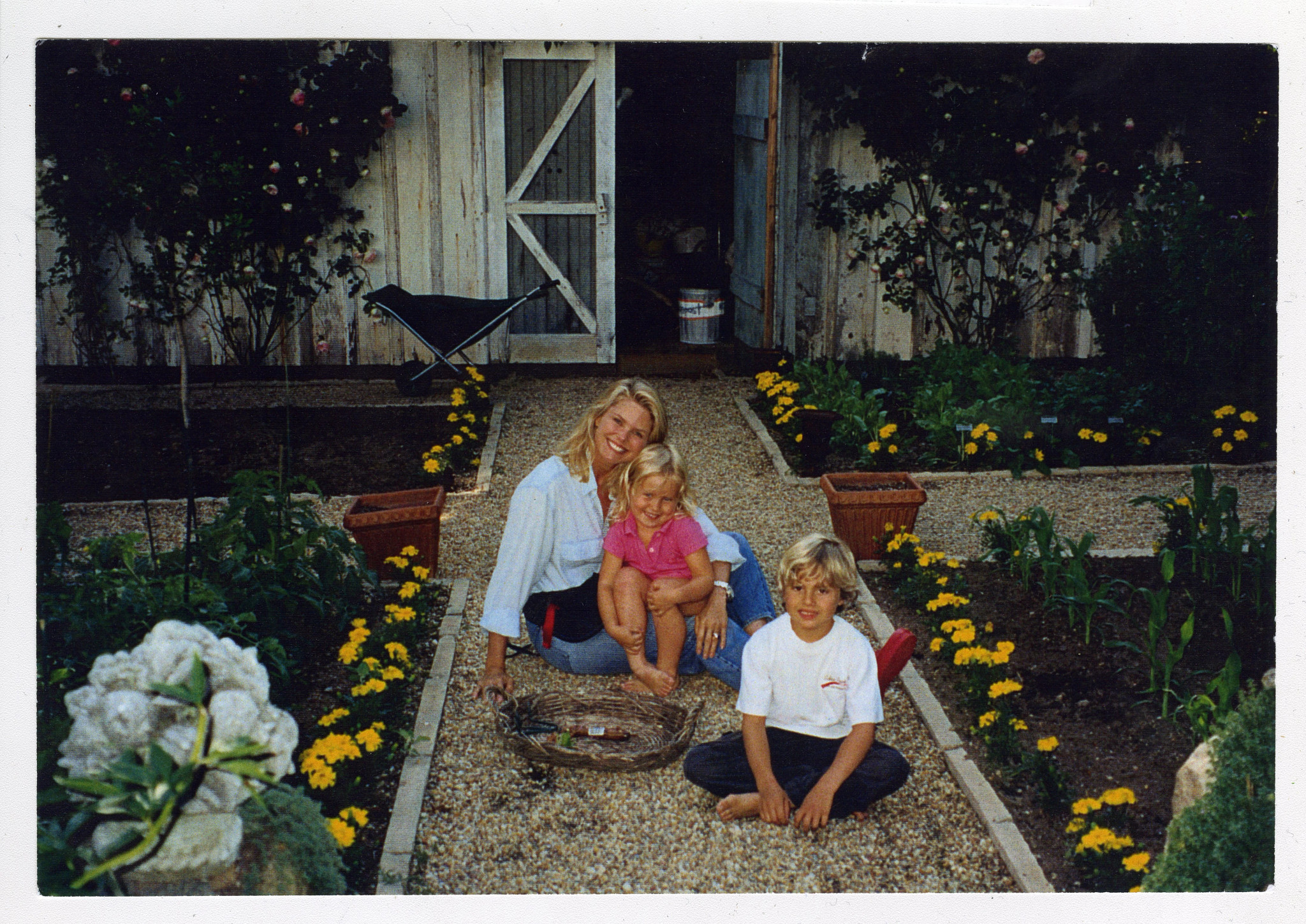 Brinkley with her kids