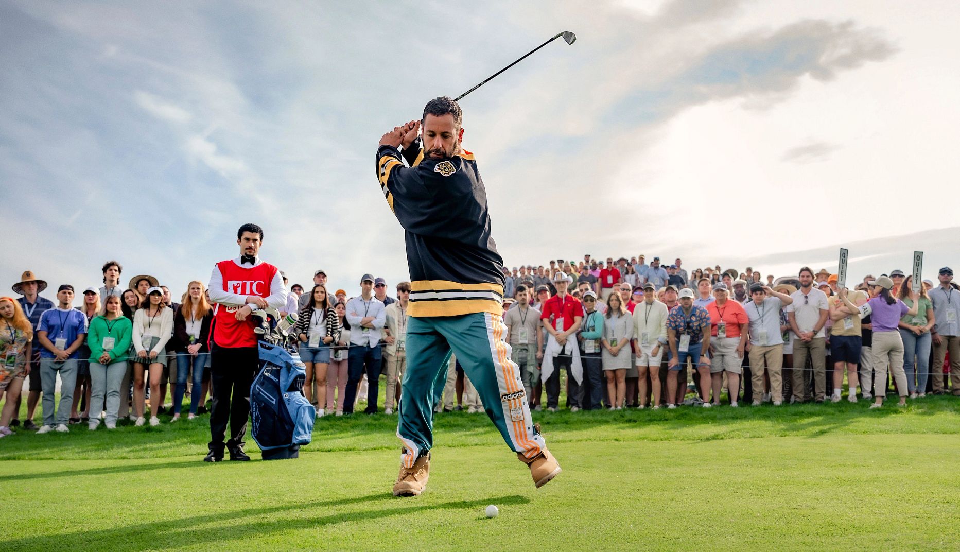 Adam Sandler’s 12 Best Movies adam sandler swinging a golf club in 'happy gilmore 2'