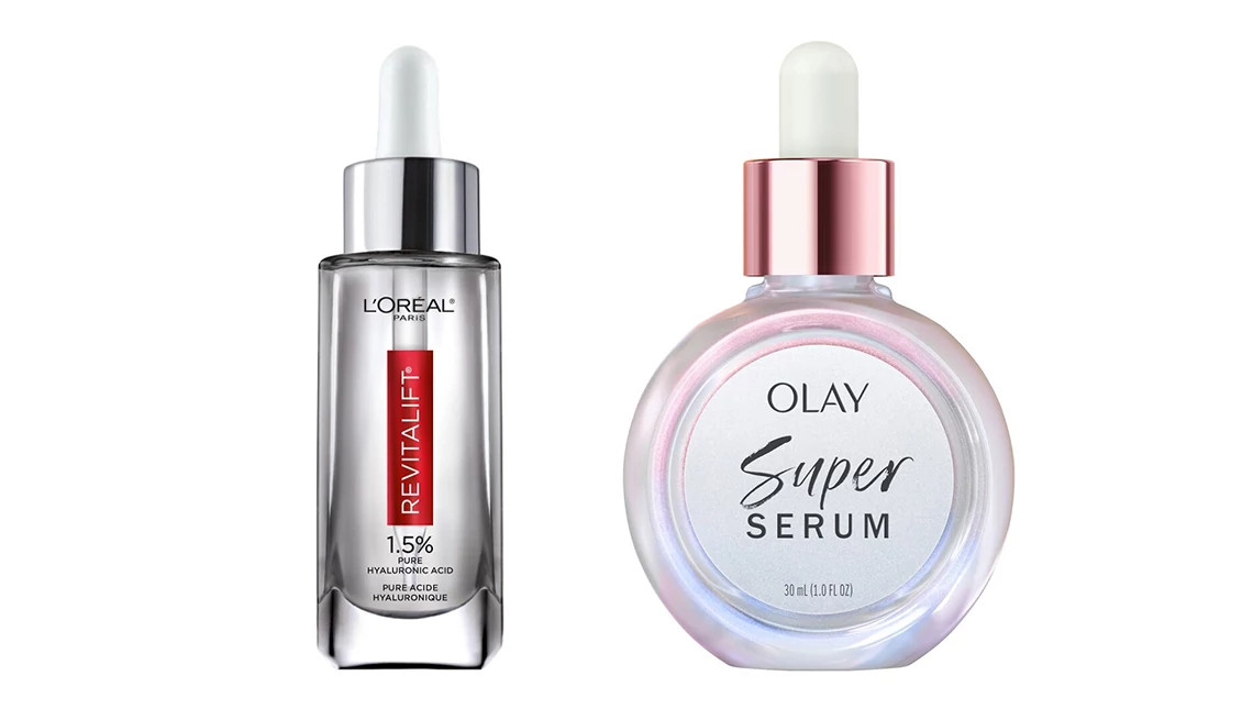 L'Oréal Revitalift and Olay Super Serum: A promise of youthful radiance.