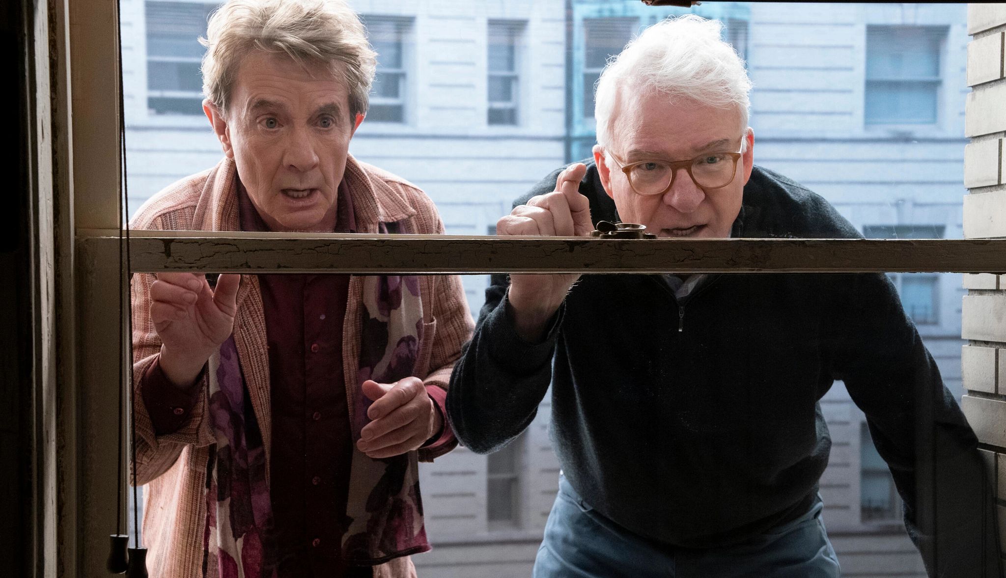 Steve Martin’s Wild and Crazy Life Lessons steve martin and martin short in a scene from only murders in the building