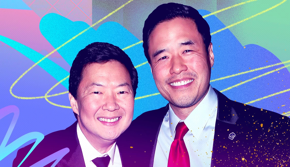Ken Jeong & Randall Park are shown in a photo illustration