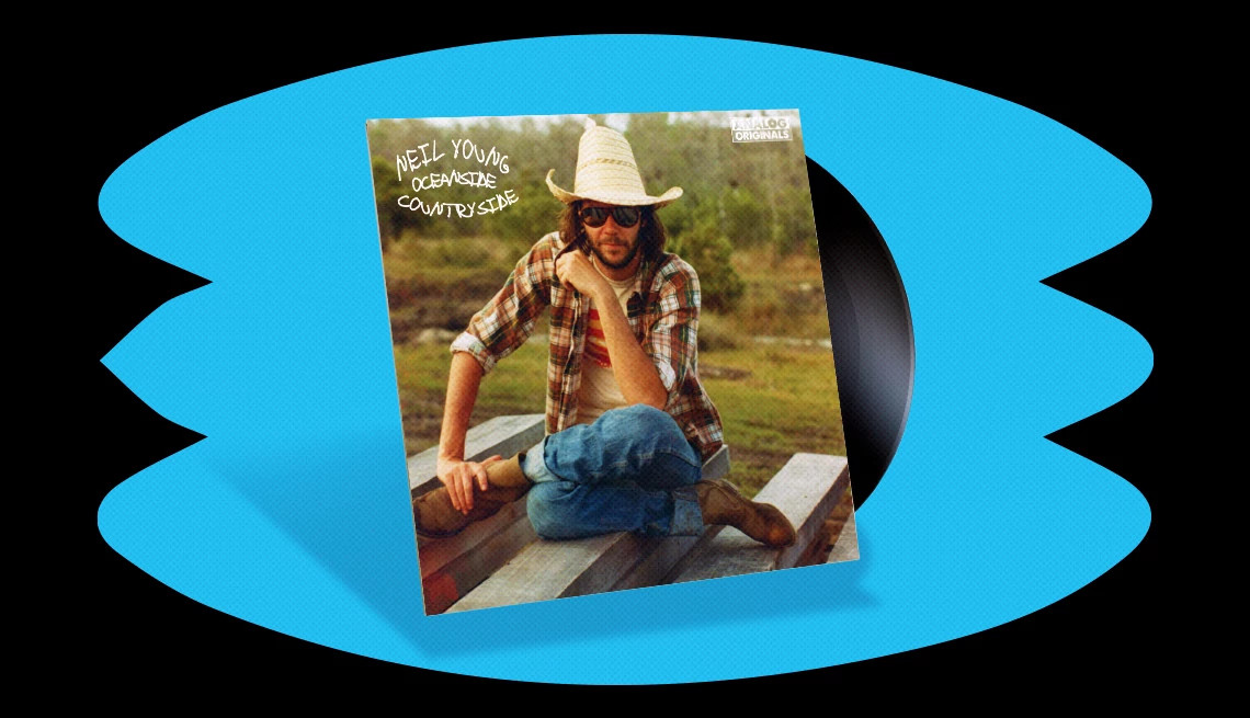 the cover of the Neil Young album 'Oceanside Countryside'