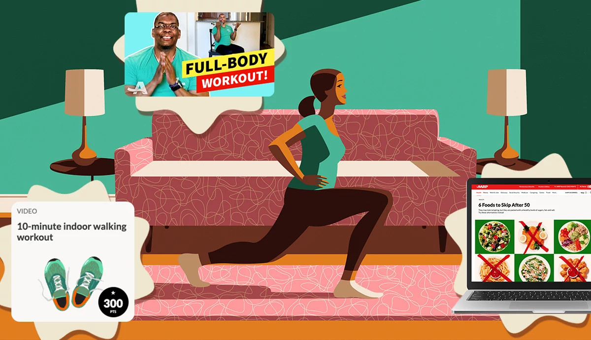 a person doing a workout