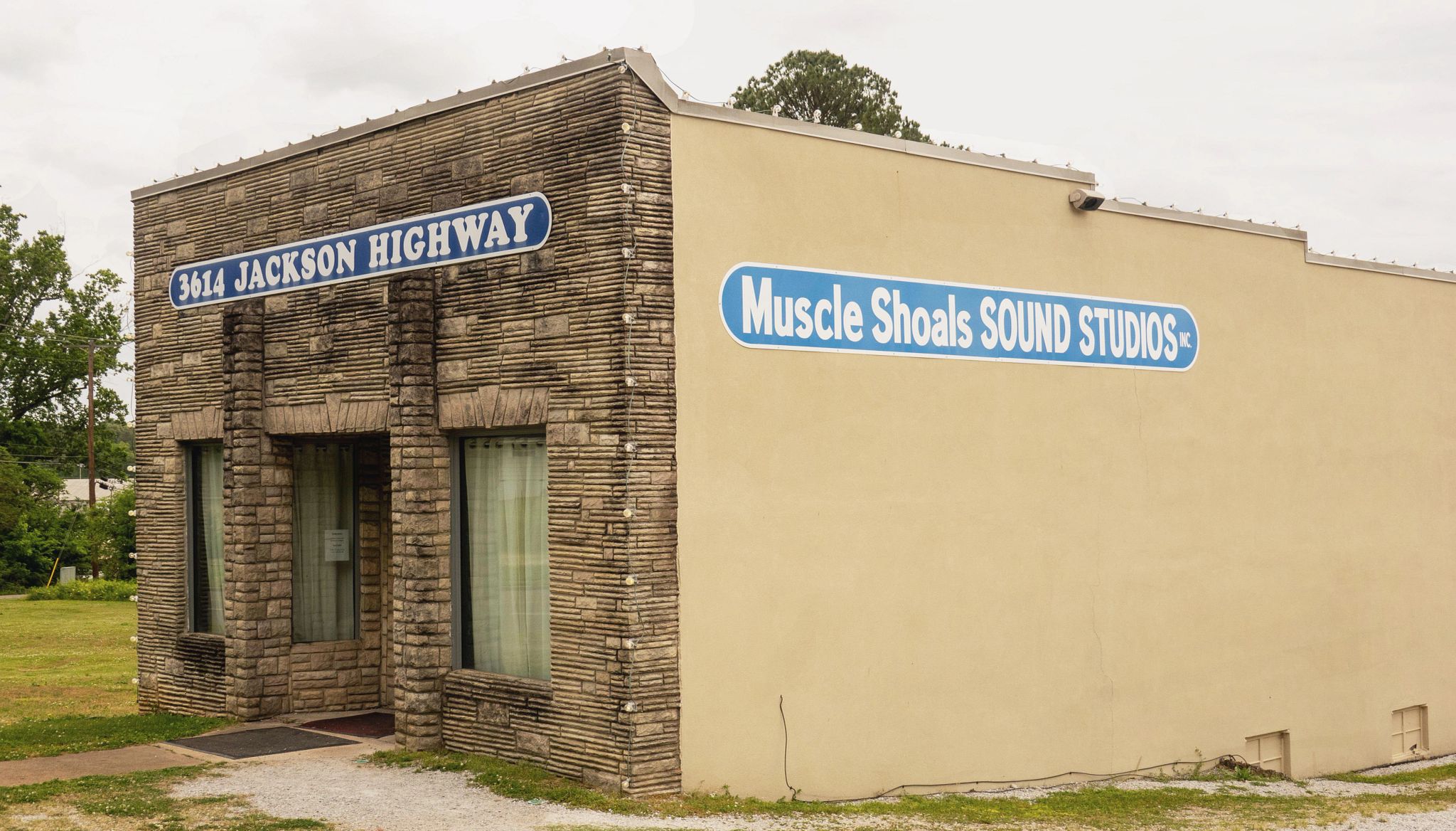 Muscle Shoals Sound Studio the exterior of the Muscle Shoals Sound Studio