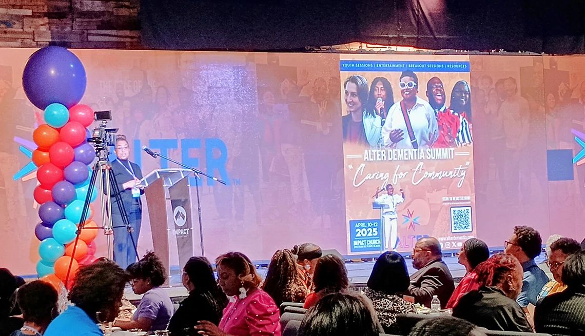 The 2025 Alter Dementia Summit was highly energetic, engaging and inspiring A speaker addresses participants at the 2025 Alter Dementia Summit