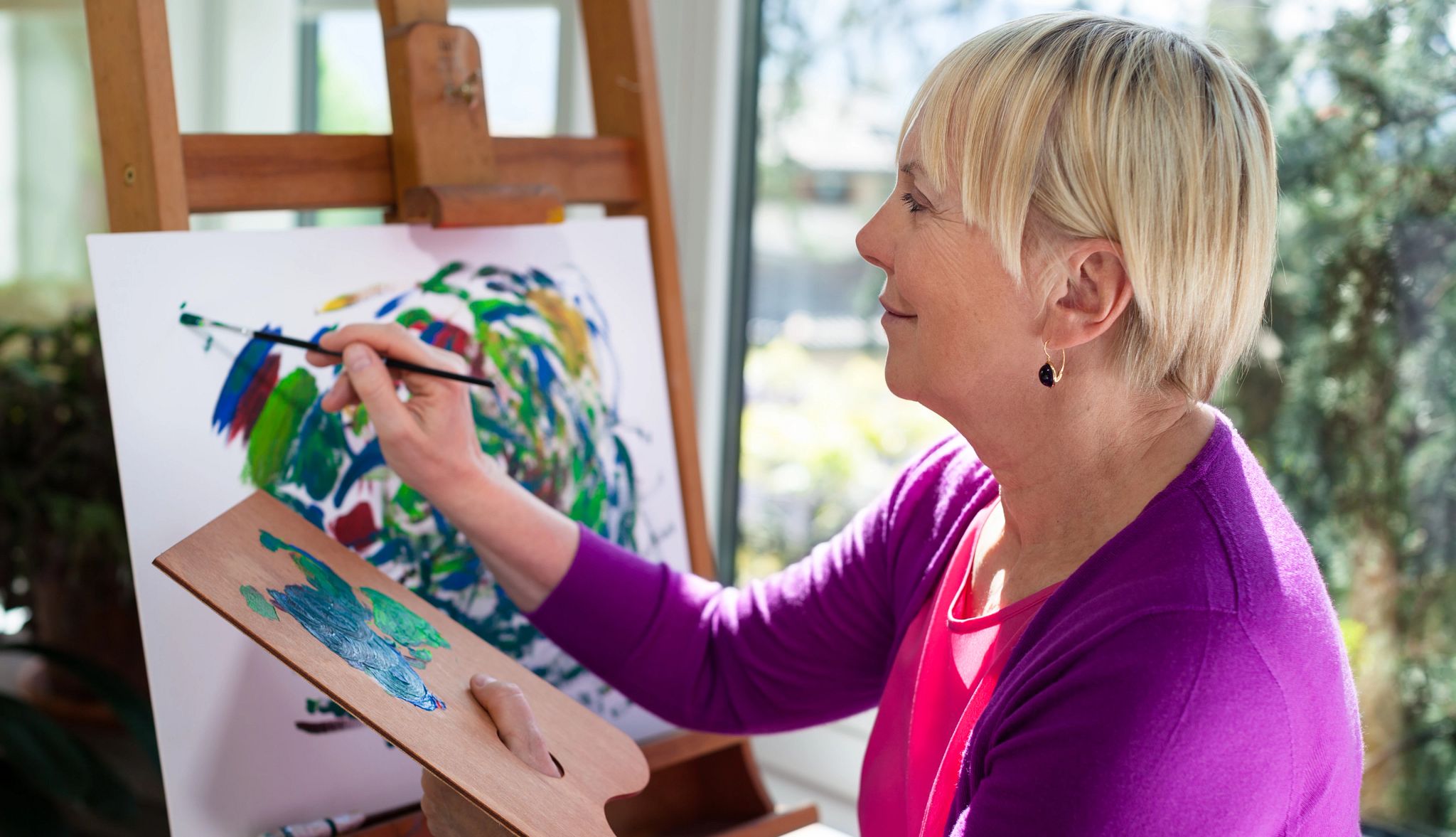 Image of Tap Your Creativity in a Virtual Painting Class Image of Tap Your Creativity in a Virtual Painting Class