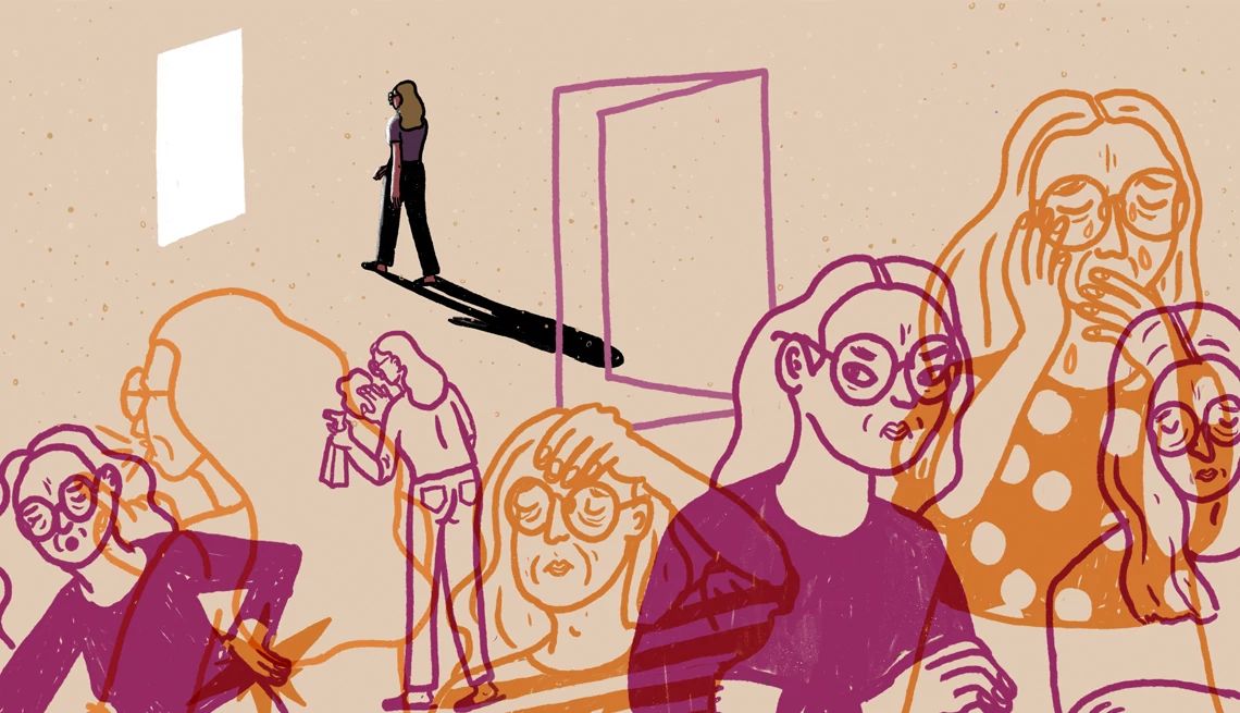 Rethinking Family Caregiving: 10 Reasons to Consider a Change a series of images of a person being stressed out while caregiving