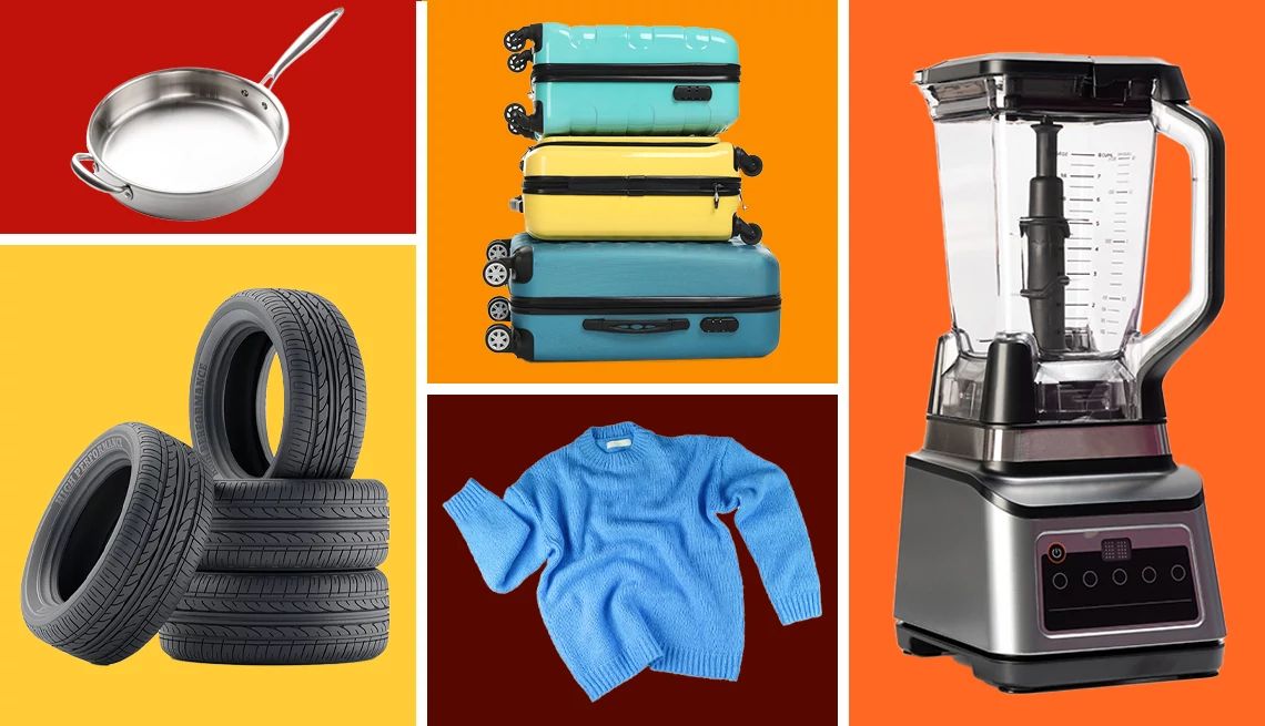 What to Buy in October items on sale in october, including tires, luggage, kitchen appliances and clothes