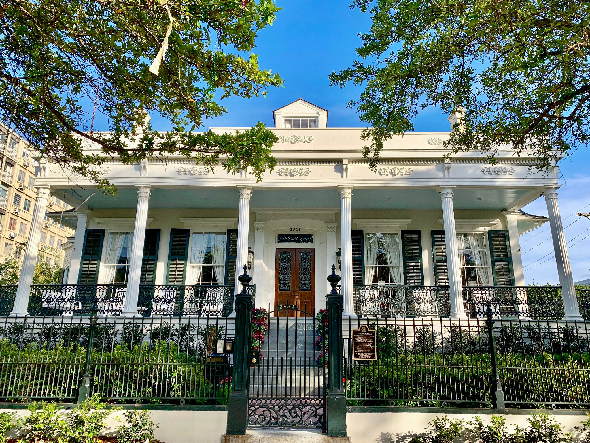 the exterior of a cottage