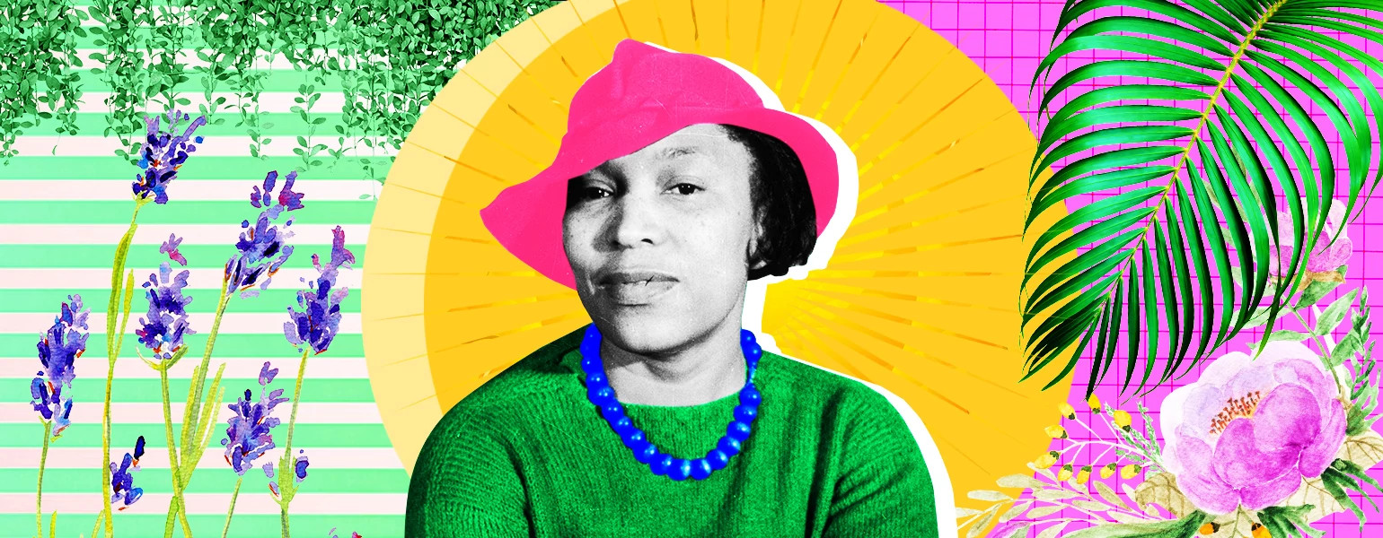 photo montage of zora neale hurston by lyne lucien