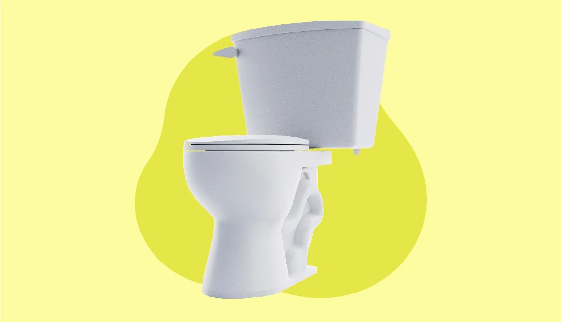 a toilet a white toilet