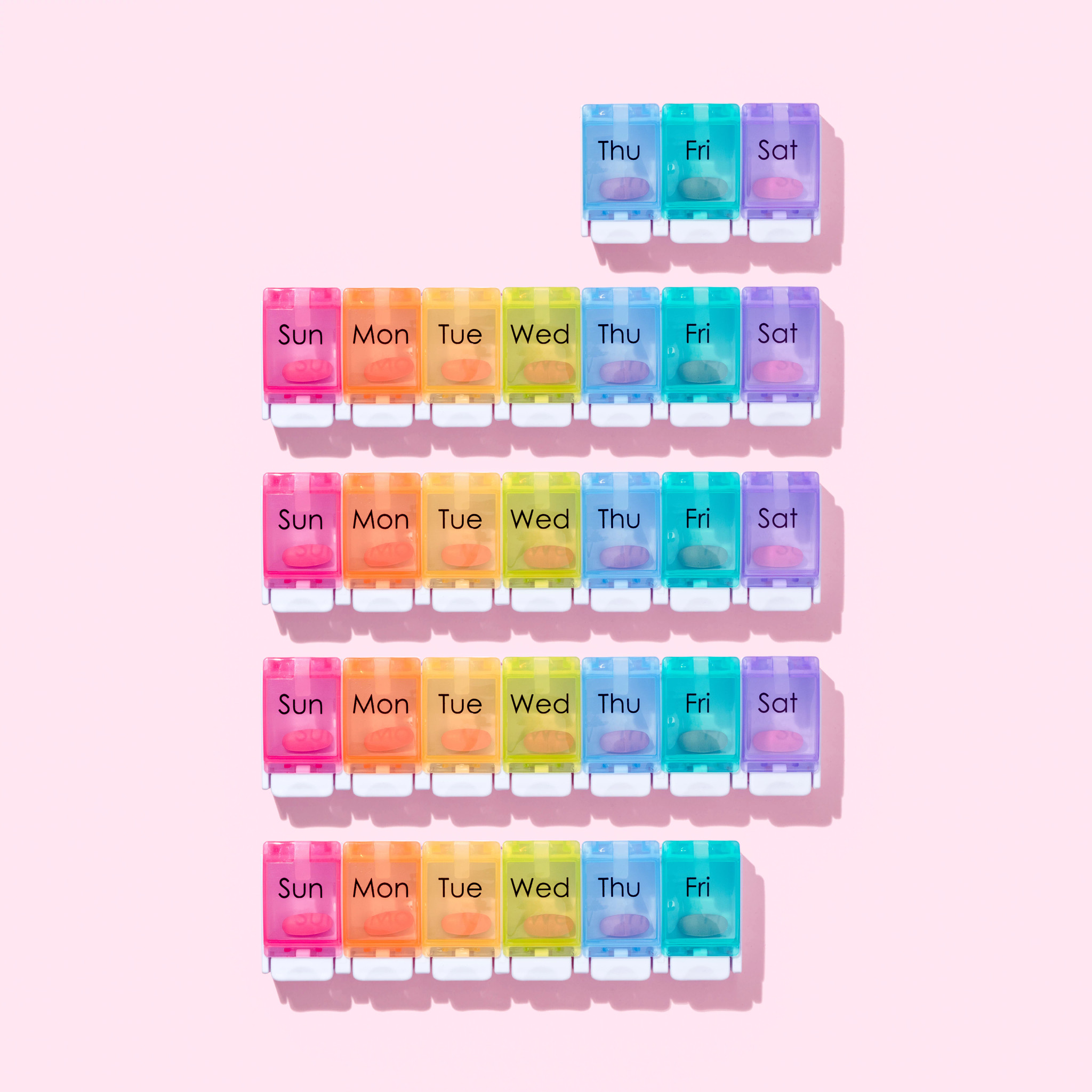 Un pastillero semanal