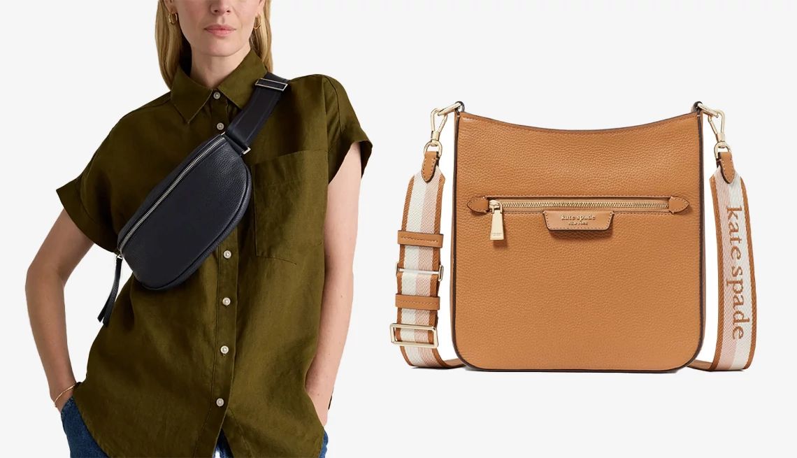 Best Bags for Women Over 50 a model with a bag