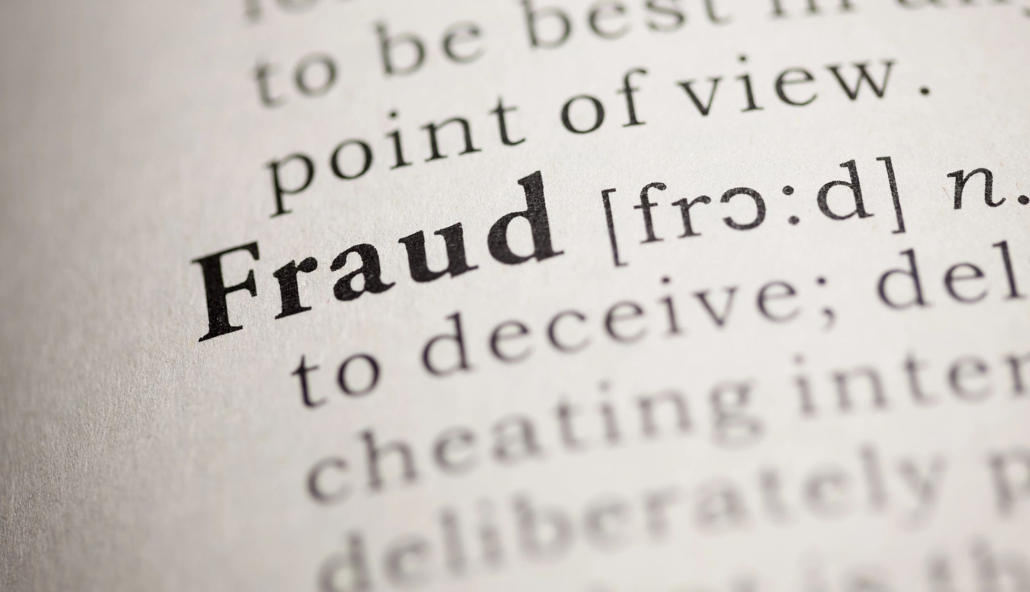 Dictionary entry of the word “fraud” Dictionary entry of the word “fraud”