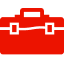 red toolbox icon logo