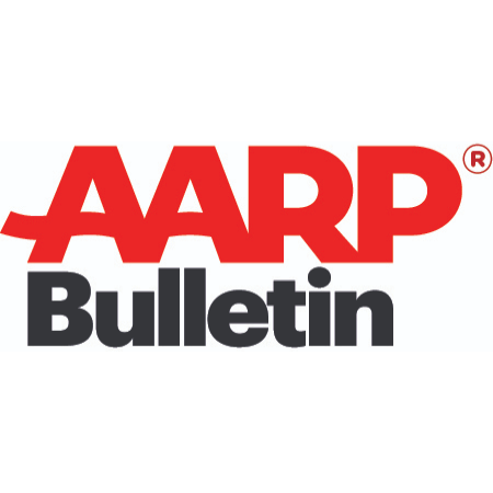 AARP Bulletin A A R P Bulletin logo on white background