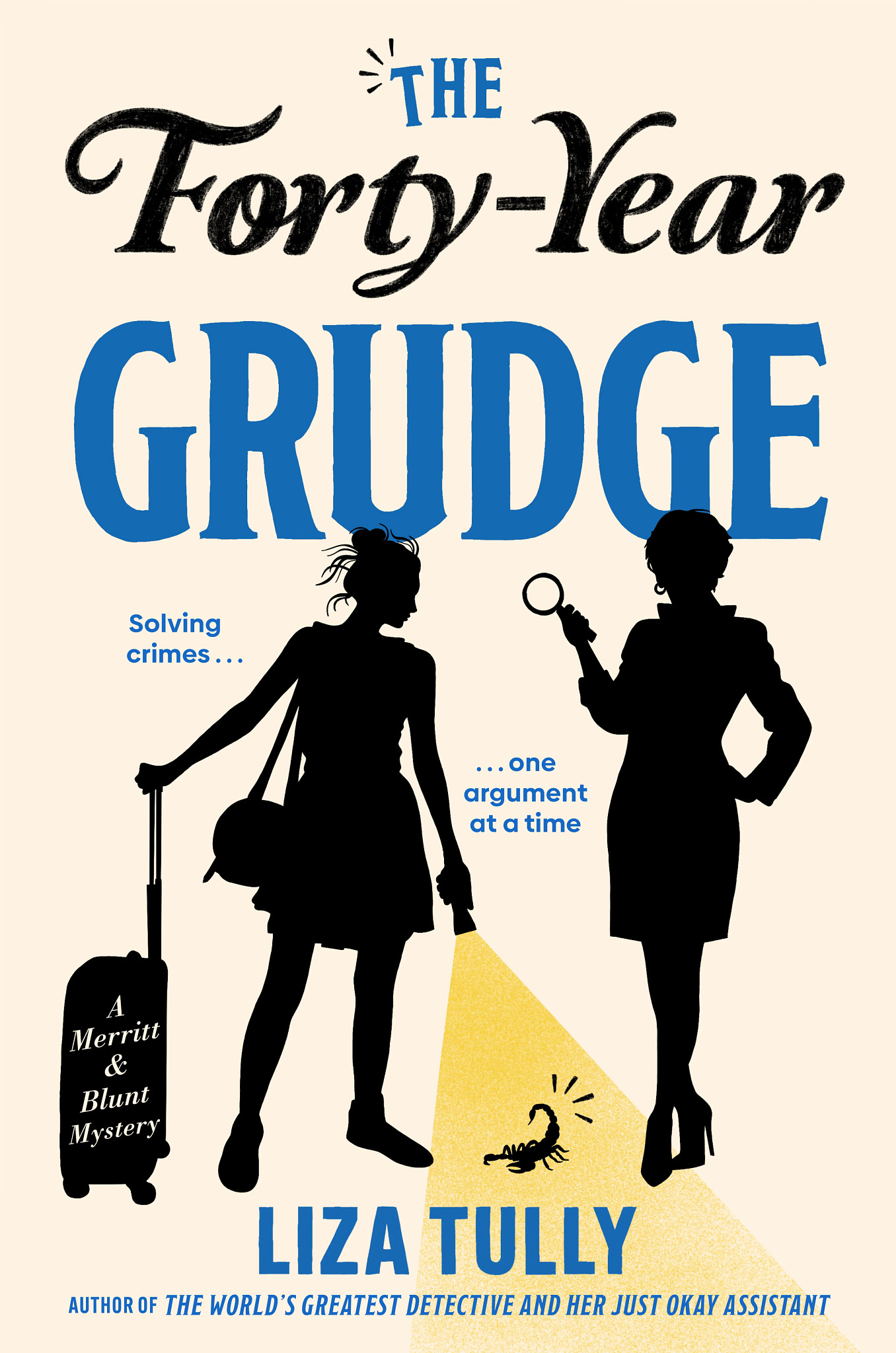 the cover of the novel the forty year grudge by liza tully