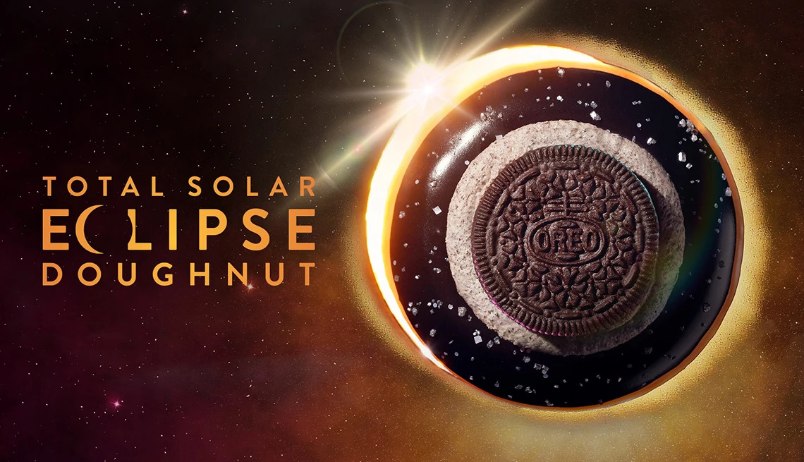 an eclipse doughnut