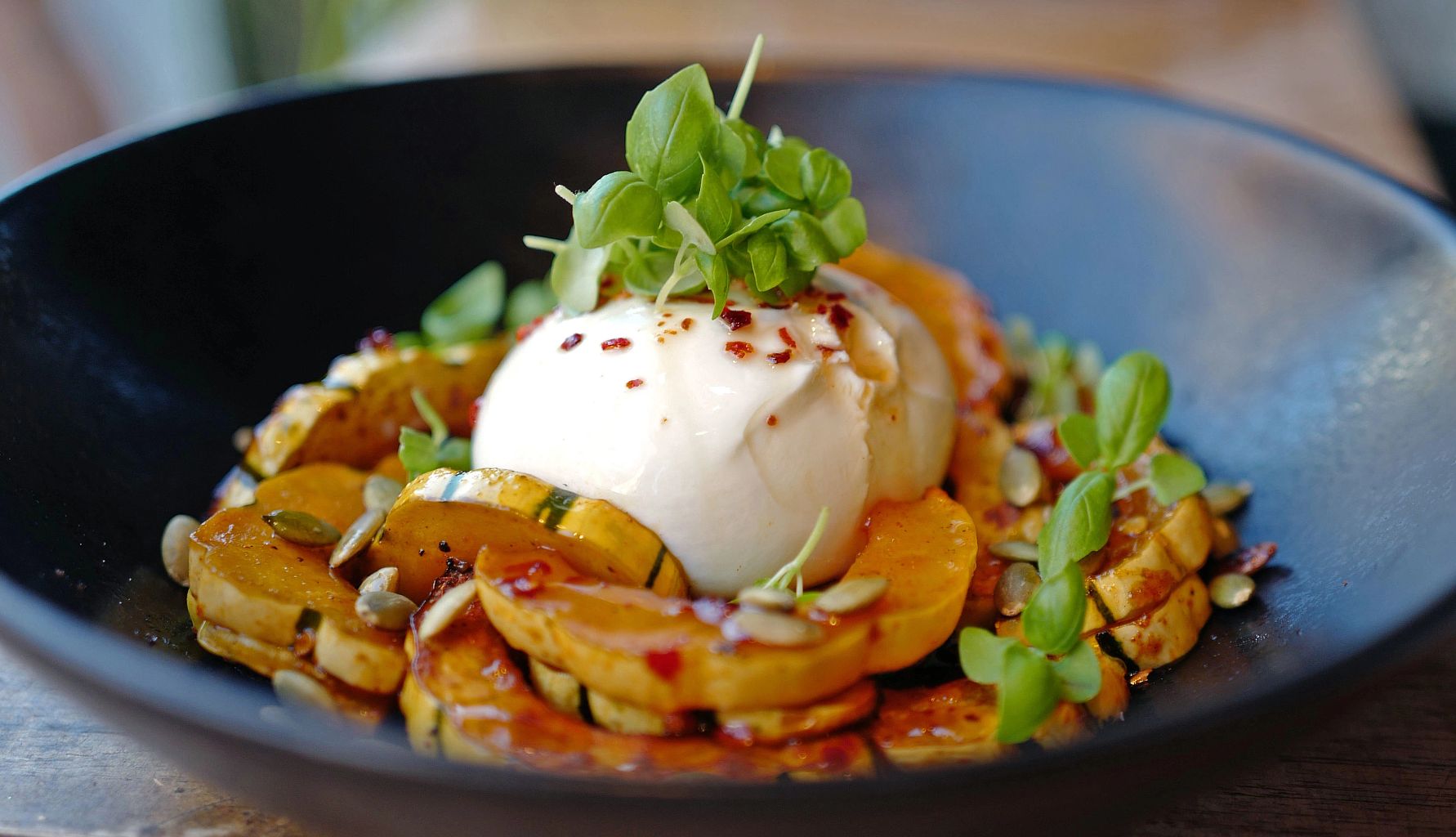 Delicata Squash and Burrata Delicata Squash and Burrata