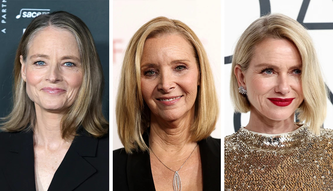 a collage with images of jodie foster, lisa kudrow and naomi watts