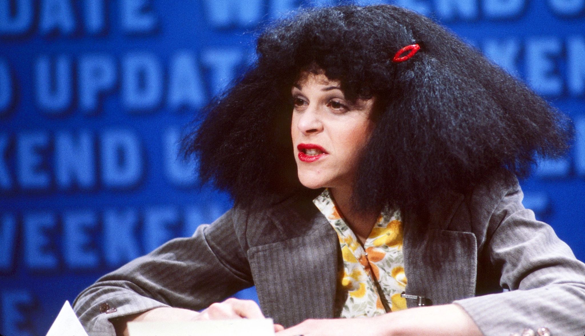 Gilda Radner Gilda Radner as Roseanne Roseannadanna during a Weekend Update sketch on Saturday Night Live