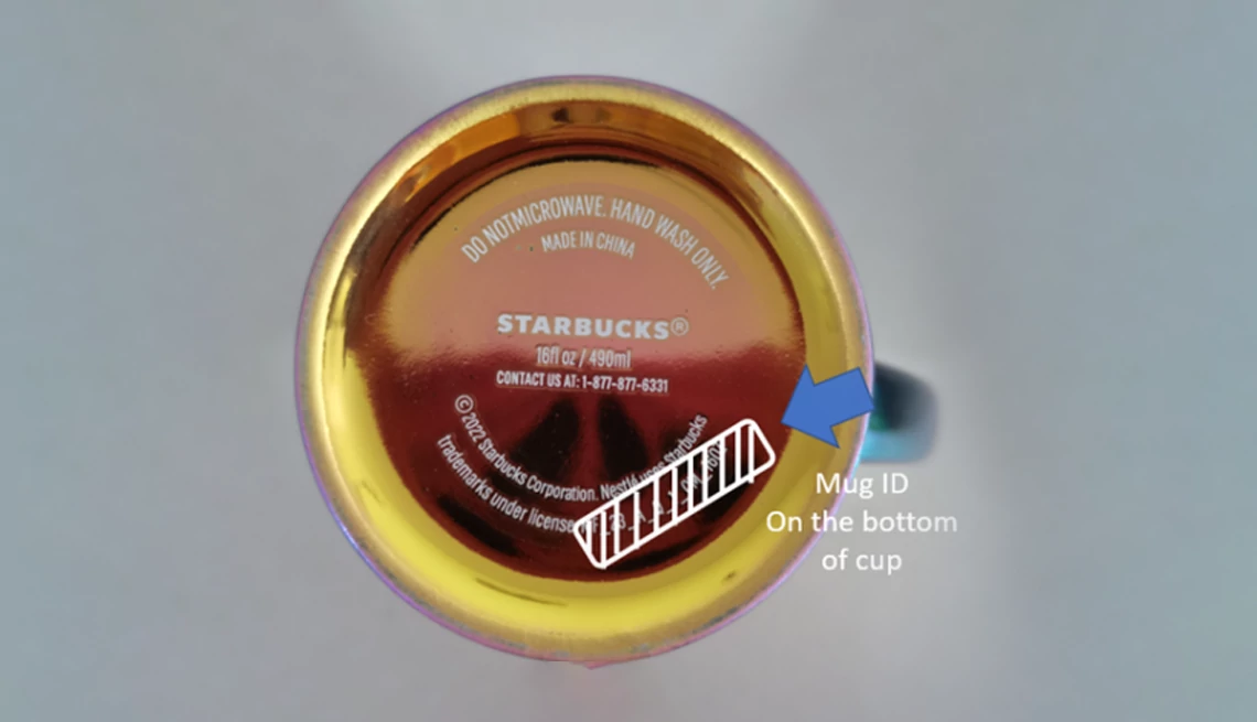 the top of a Starbuck coffee mug that has been recalled the top of a Starbucks ceramic mug