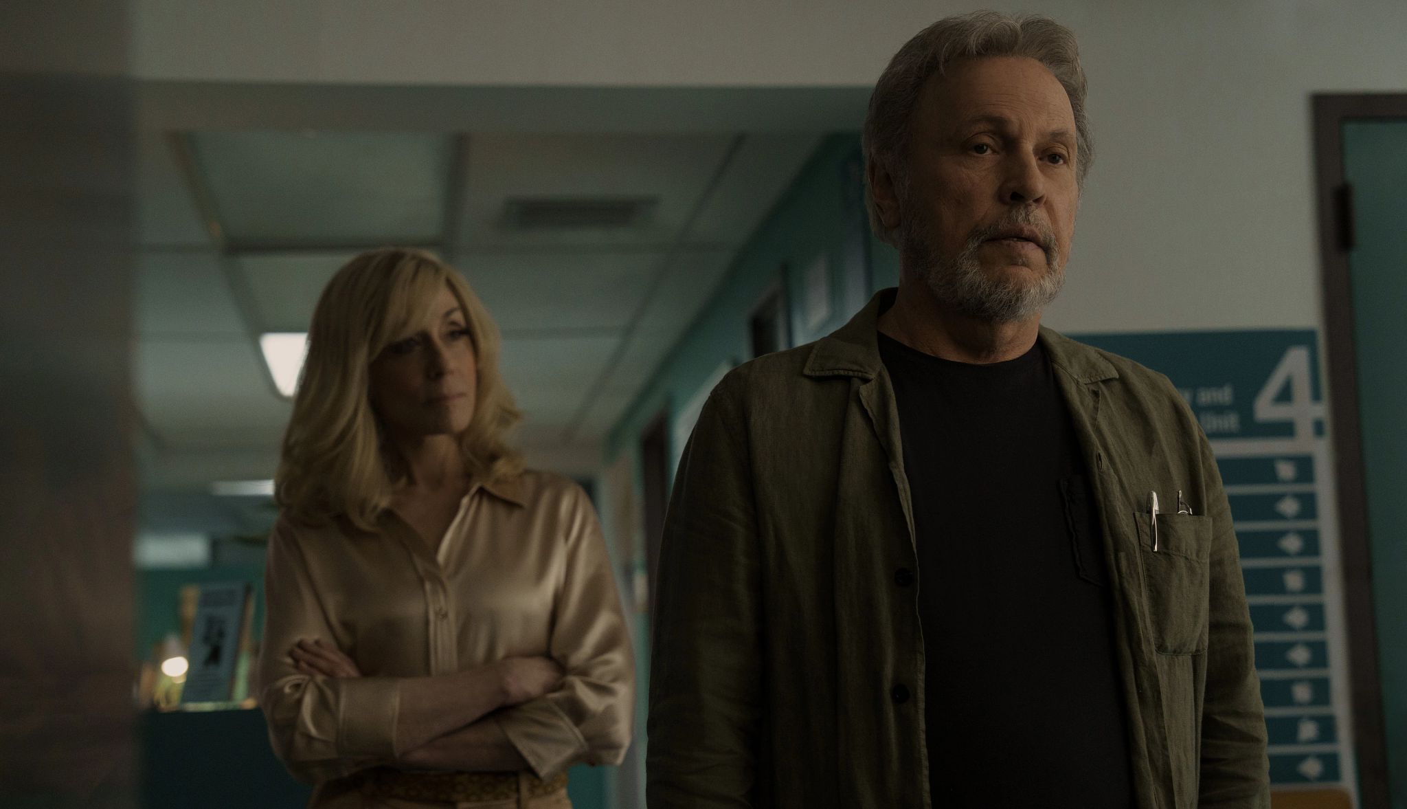 Judith Light, left, and Billy Crystal in "Before," which premieres Oct. 25 on Apple TV+. Judith Light, left, and Billy Crystal in "Before," which premieres Oct. 25 on Apple TV+.
