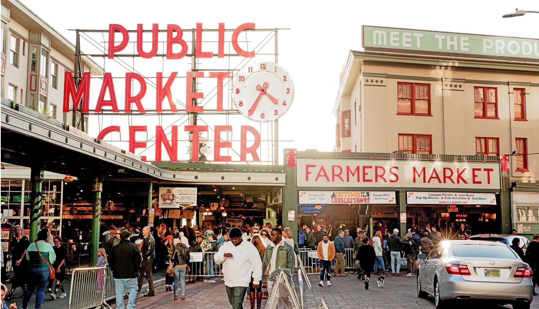 Pike Place Market is a popular tourist attraction Pike Place Market in Seattle
