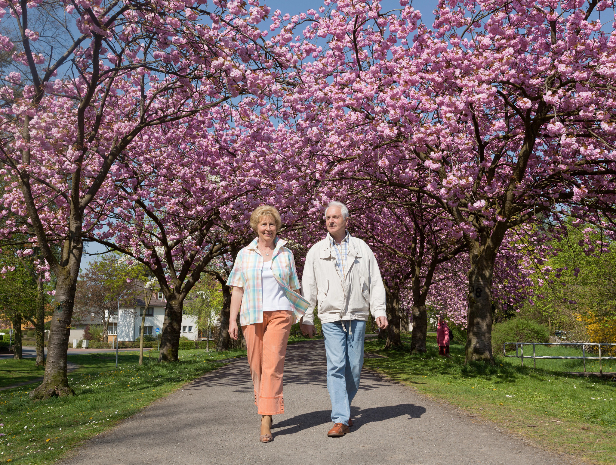 Couple walking
