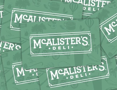 Tarjeta regalo McAlister's Deli