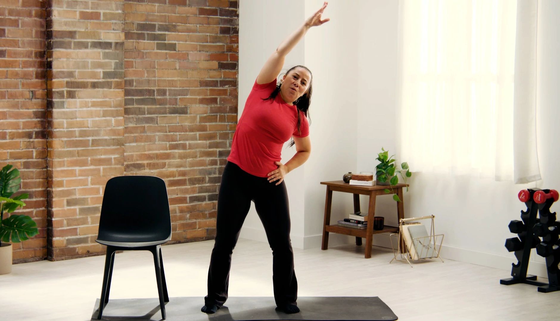 Work through tension with upper body stretch class | members only