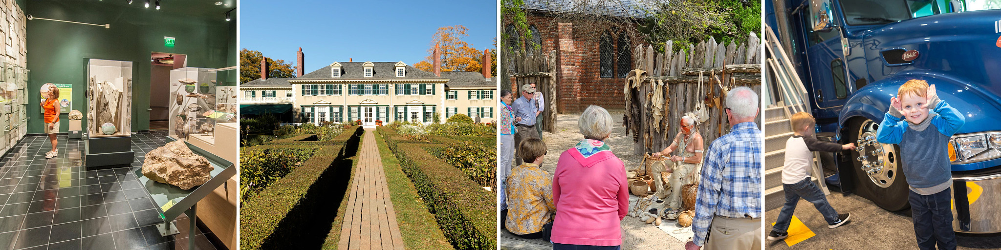 the Utah Field House of Natural History State Park Museum, Hildene, the Lincoln Family Home, Jamestown Rediscover and KidsQuest Children’s Museum