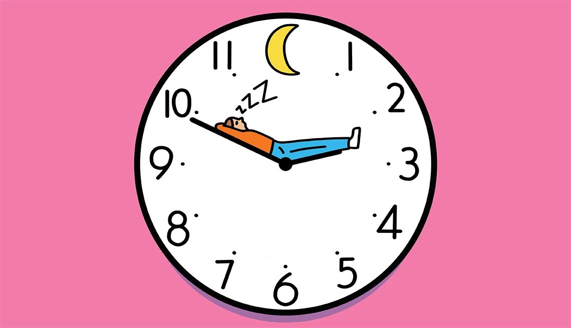 Boost Gut Health woman on a clock