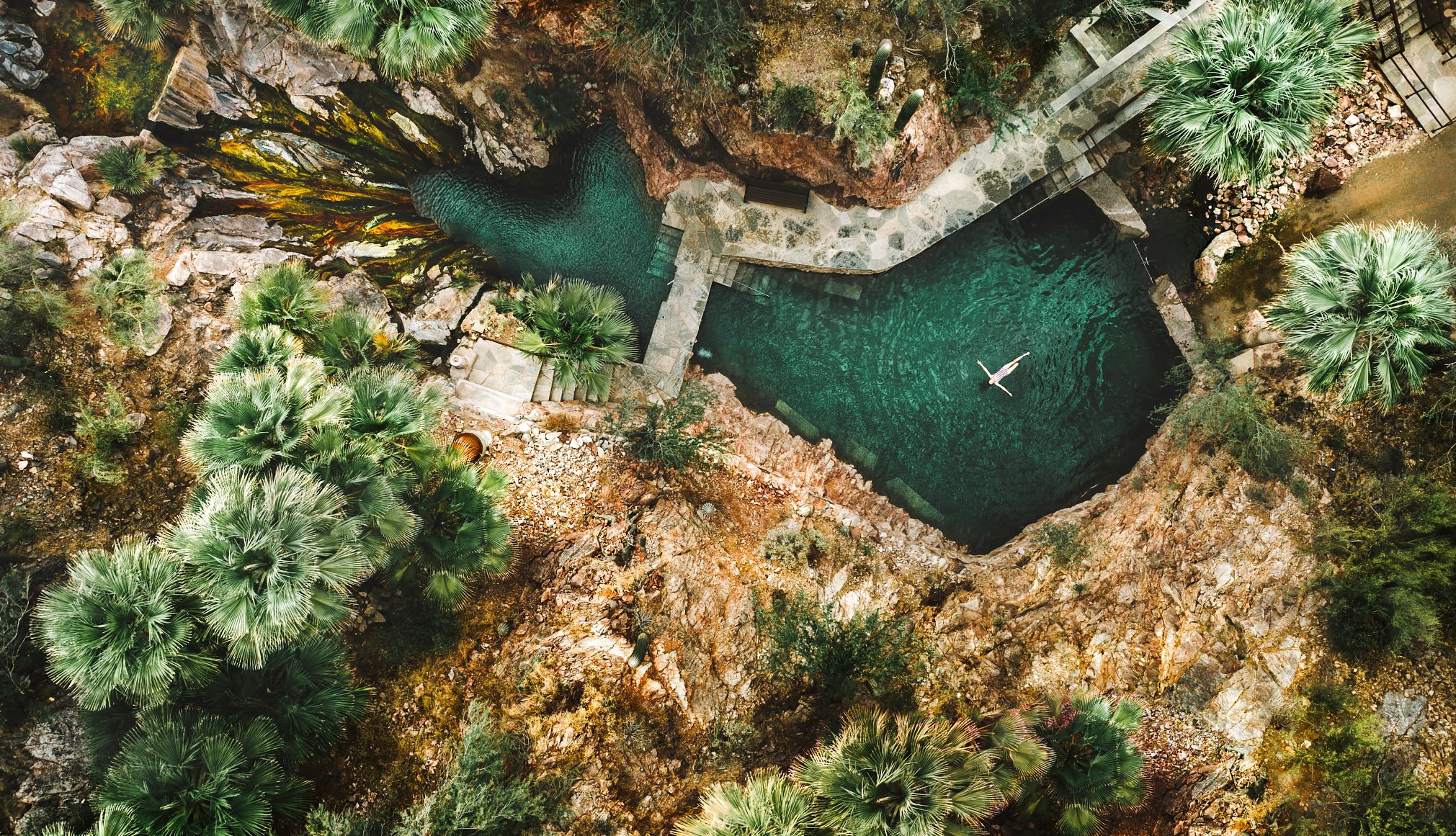 Hot springs a natural hot spring