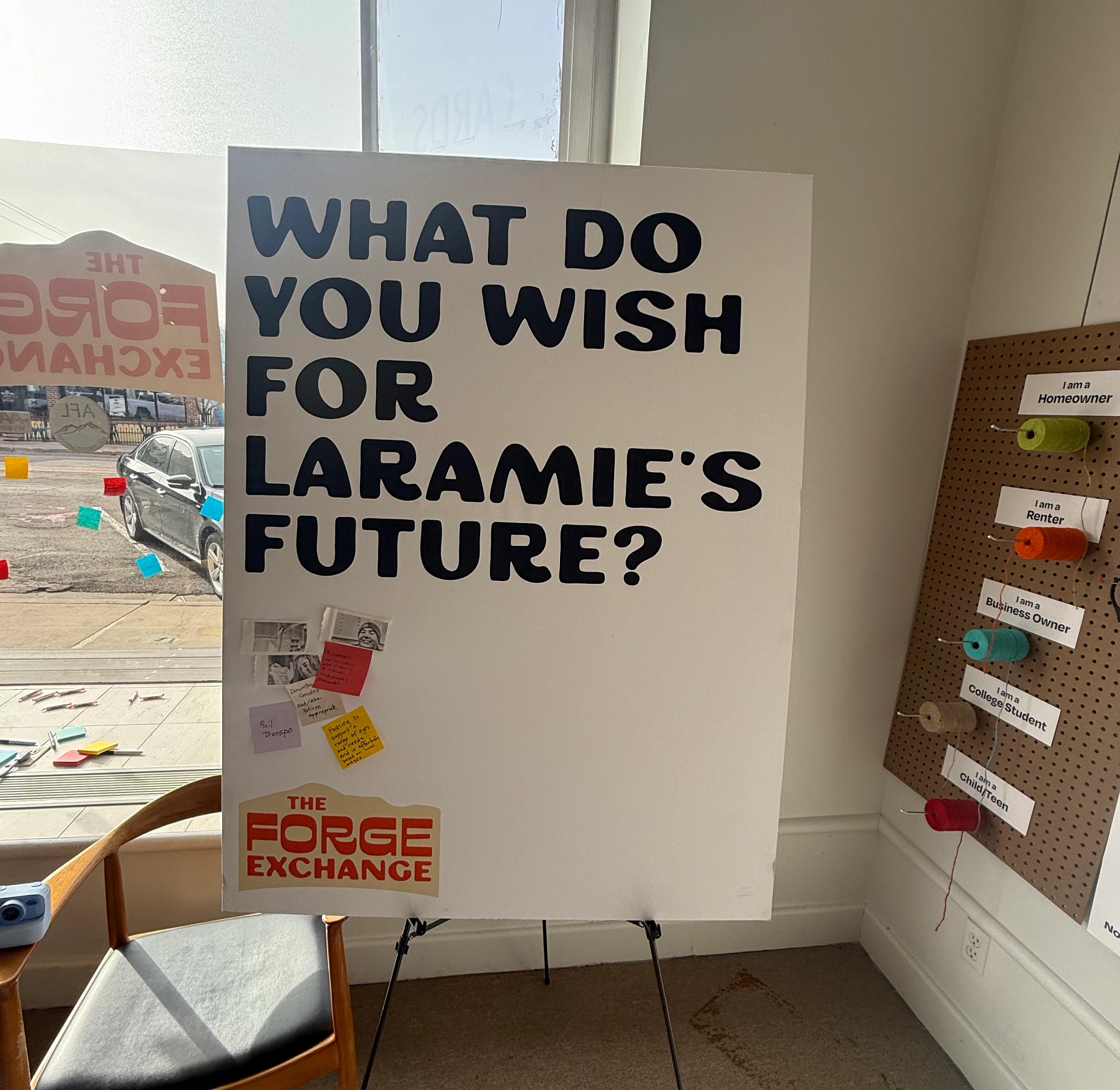 sign inside a business