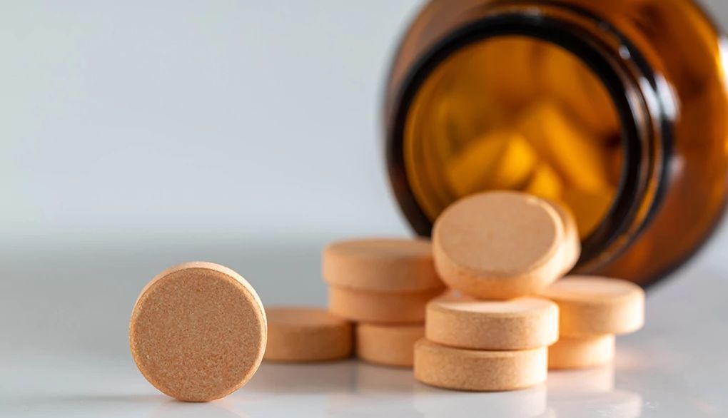 Multivitamins may help brain health, according to research A close-up of vitamin pills on a white background