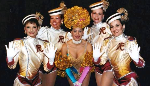 A photograph of Lillian Colón's group dance performance