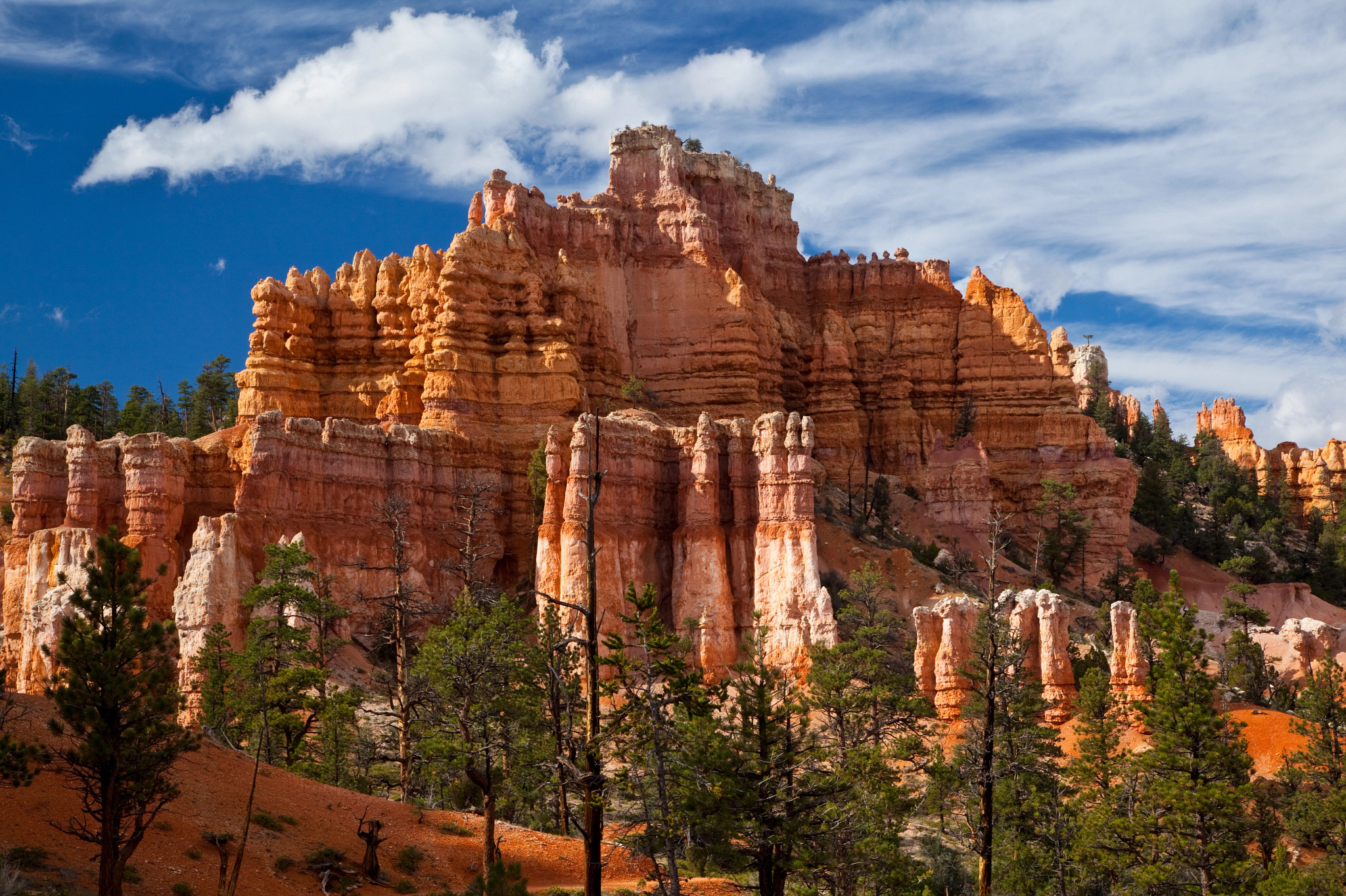 a canyon wall at Bryce Canyon National Park in Utah