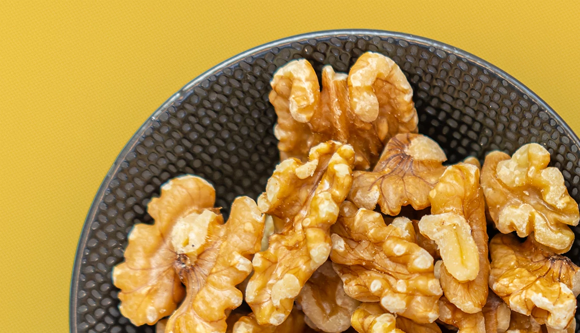 un tazón de nueces