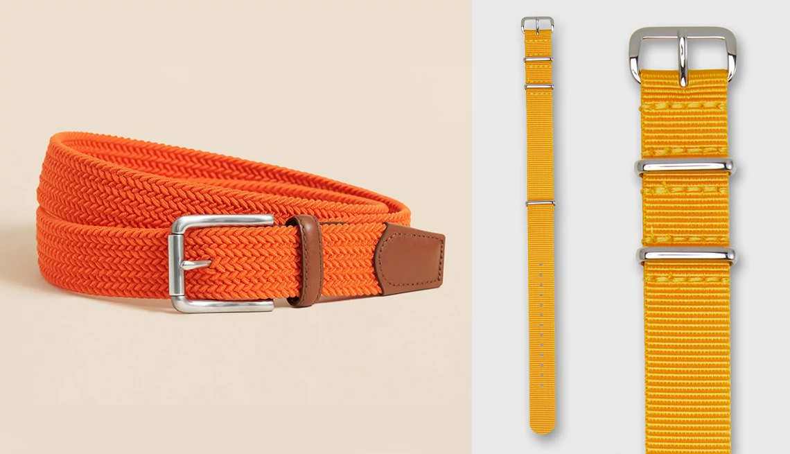 examples of colorful belts