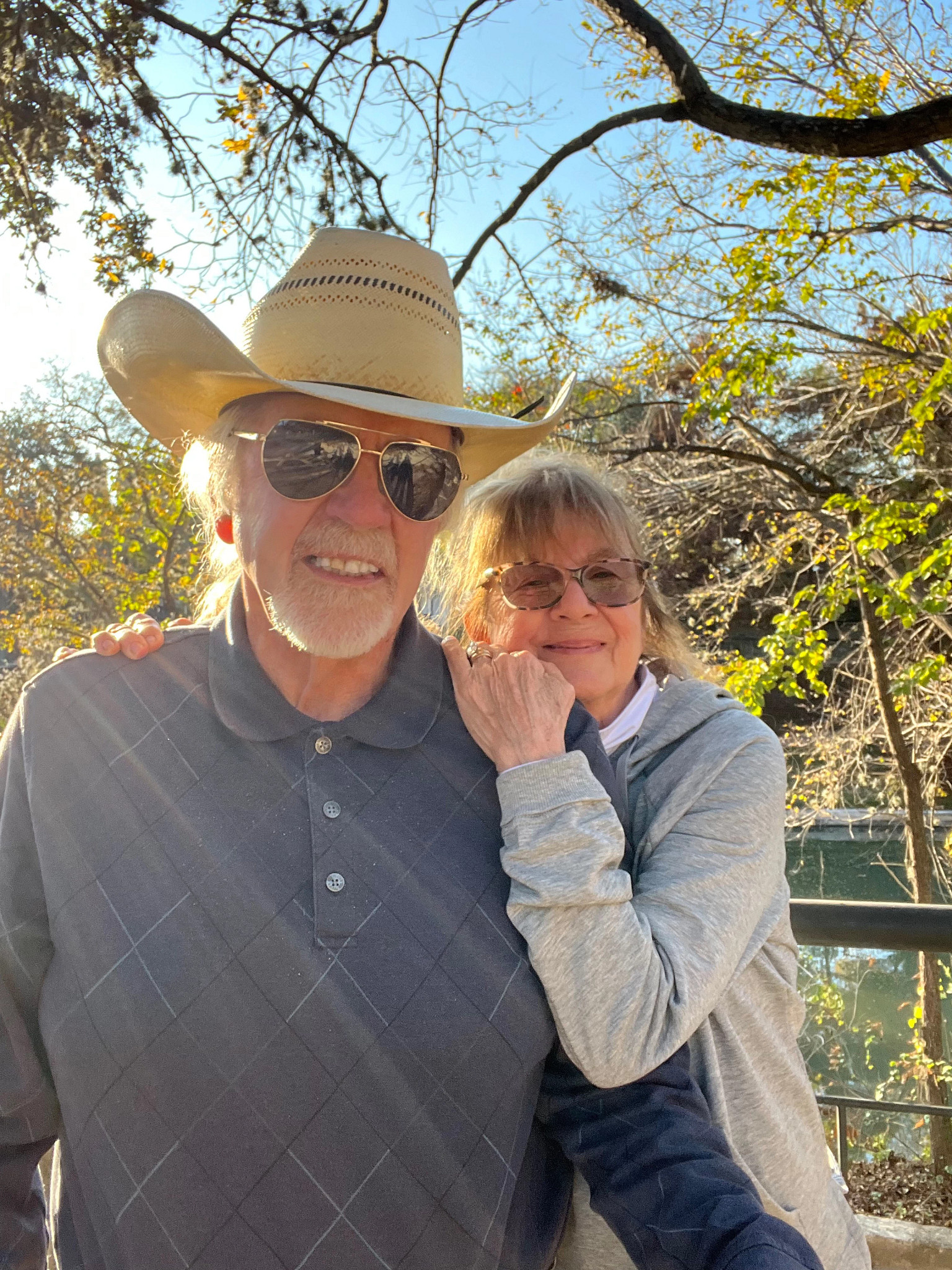 A photo shows John Graham and his wife Kathy